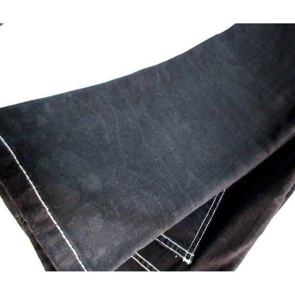 NWT Current/Elliott The Ankle Skinny in OD Overdye Black Tribal Print Jeans 26 - Picture 7 of 8